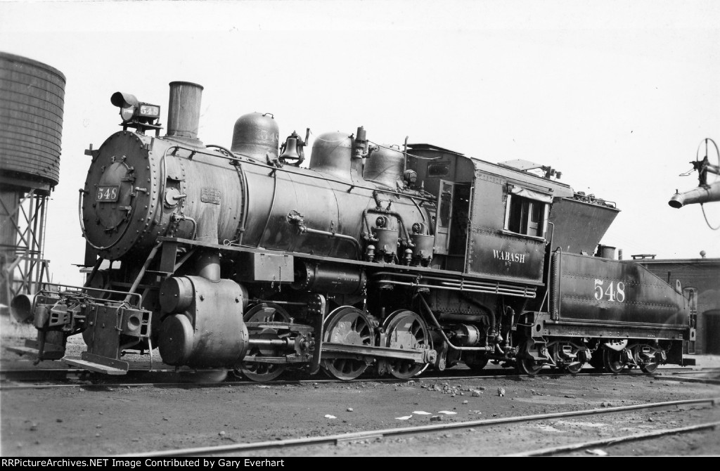 WAB 0-6-0 #548 - Wabash RR